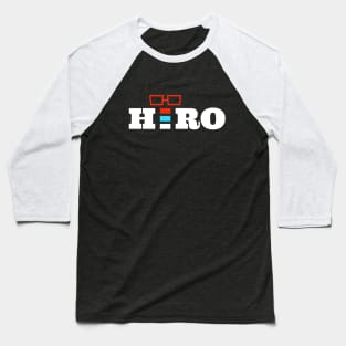 Hero text based simple design by dmerchworld Baseball T-Shirt